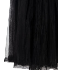 tulle symmetry sheer dress