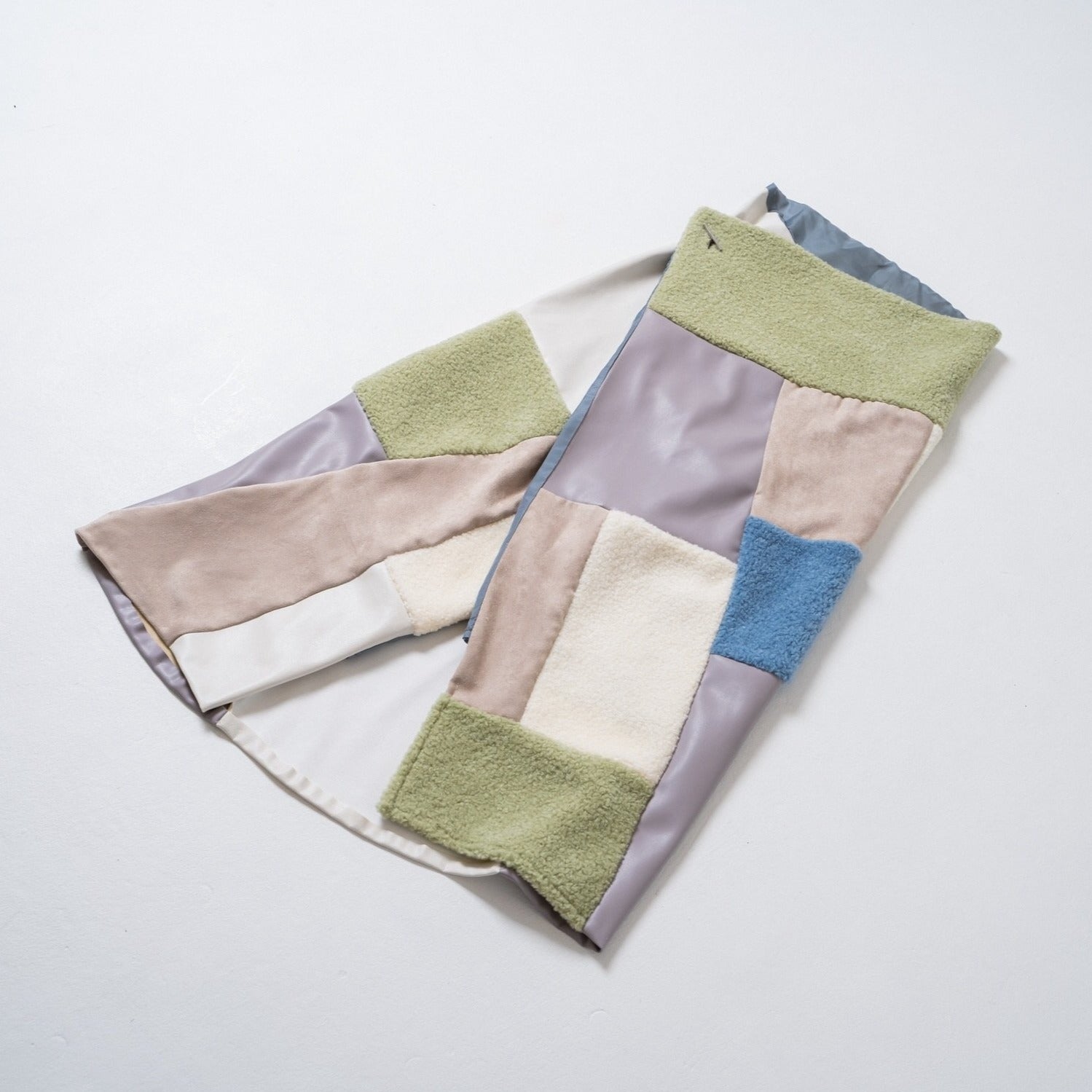 "concrete & grass" patchwork skirt